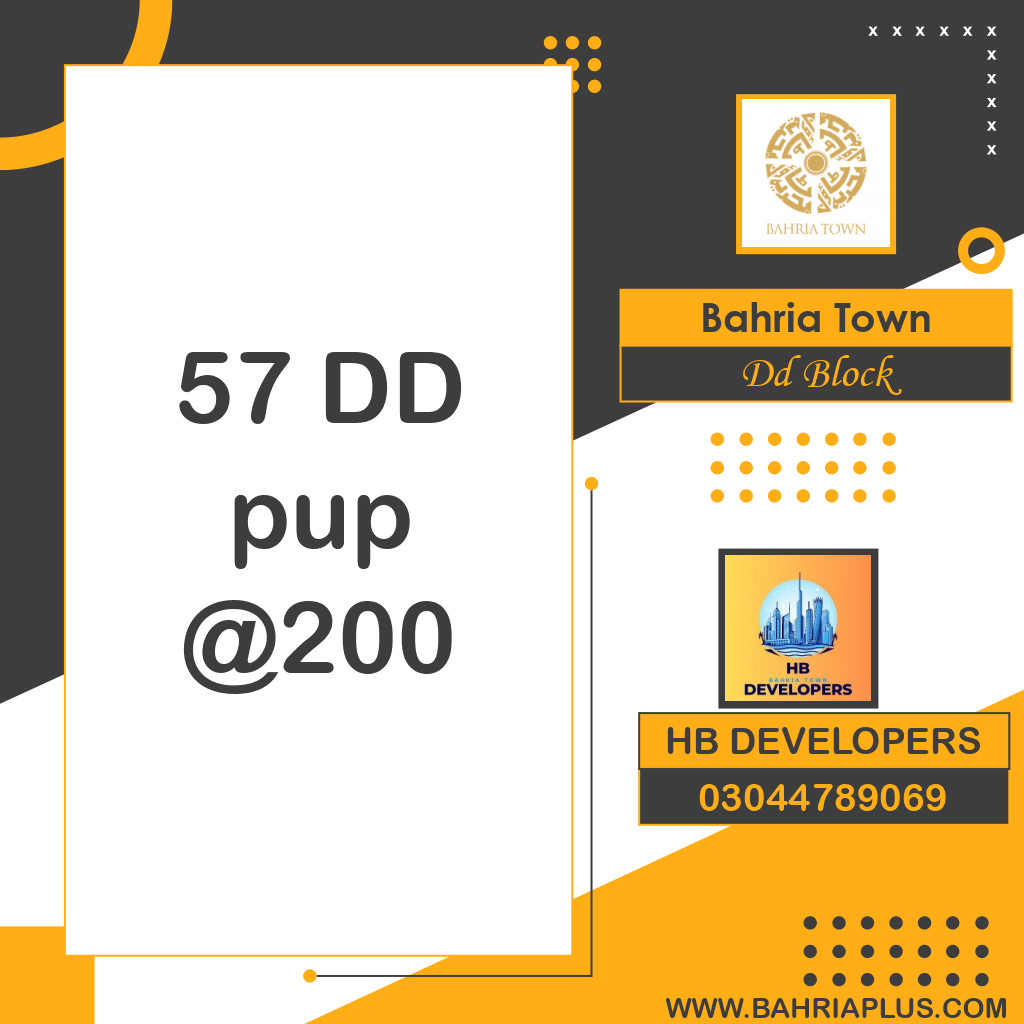 10 Marla Residential Plot for Sale in Sector D - DD Block -  Bahria Town, Lahore - (BP-371087)