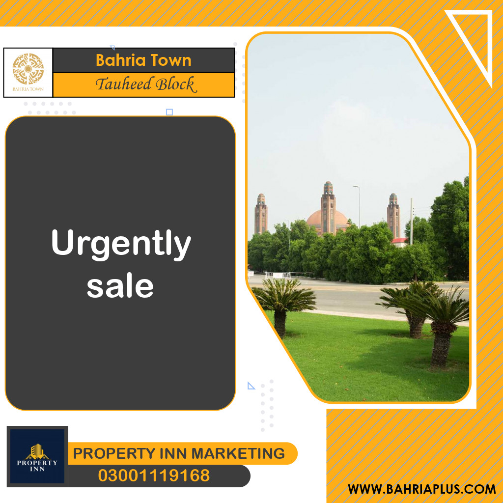 10 Marla Residential Plot for Sale in Sector F - Tauheed Block -  Bahria Town, Lahore - (BP-371216)