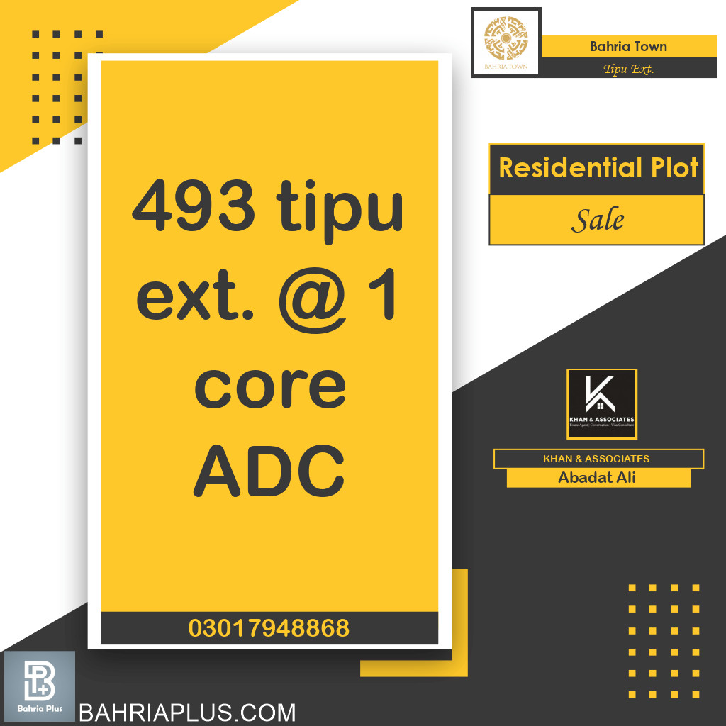 10 Marla Residential Plot for Sale in Sector F - Tipu Sultan Ext. -  Bahria Town, Lahore - (BP-371454)