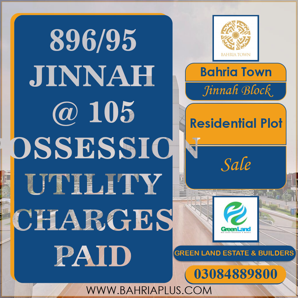 5 Marla Residential Plot for Sale in Sector E - Jinnah Block -  Bahria Town, Lahore - (BP-371518)