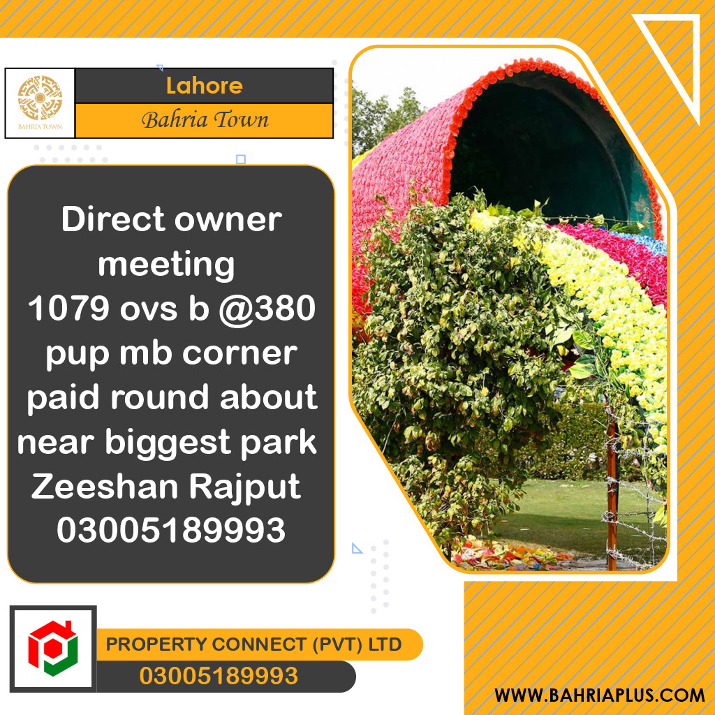 Residential Plot for Sale in Bahria Town, Lahore - (BP-371771)