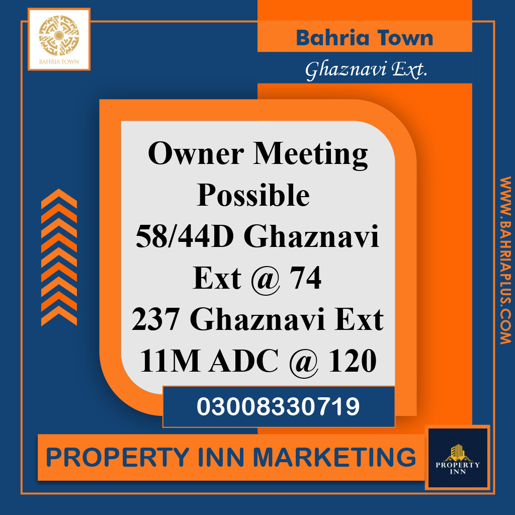 Residential Plot for Sale in Sector F - Ghaznavi Ext. Block -  Bahria Town, Lahore - (BP-371804)