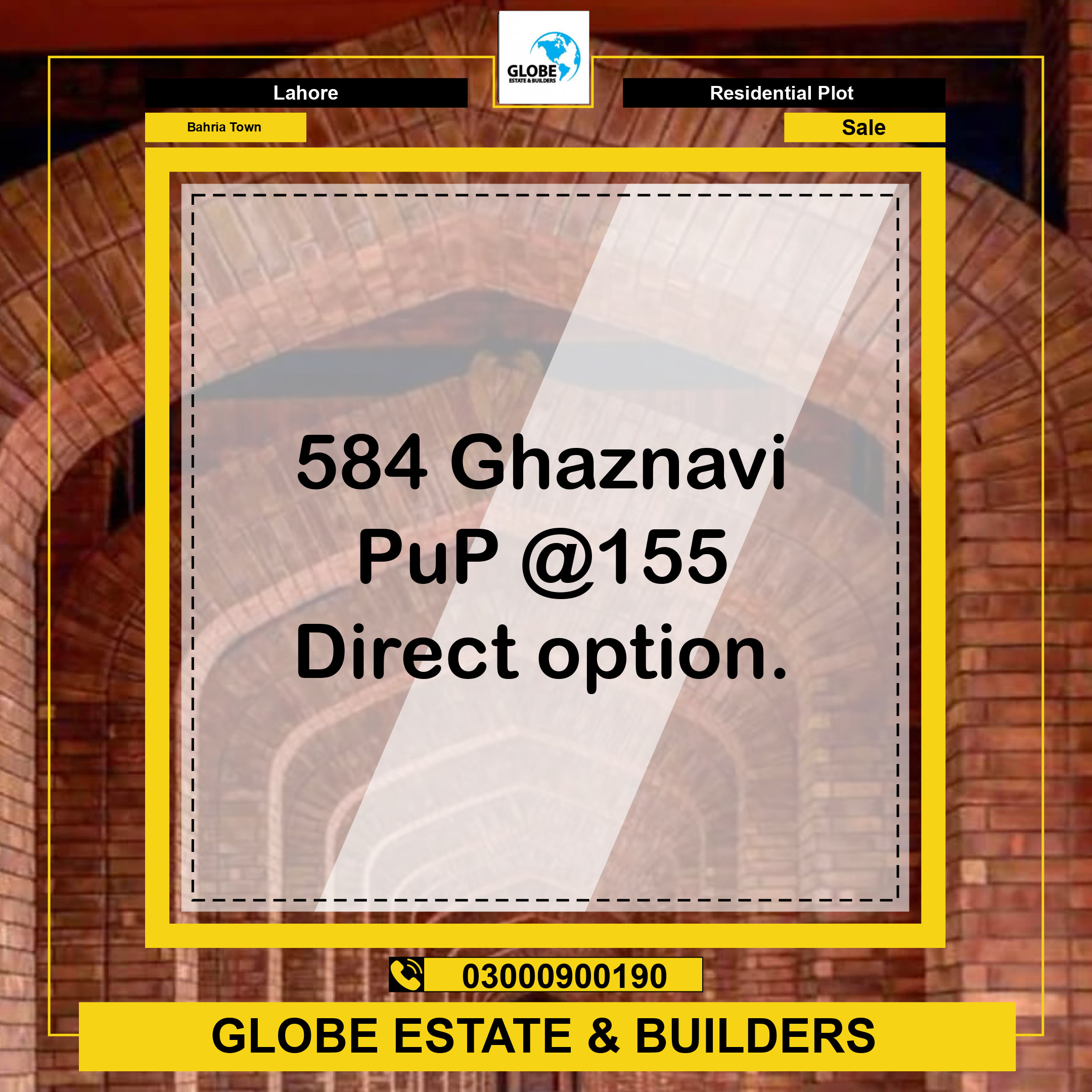Residential Plot for Sale in Bahria Town, Lahore - (BP-372141)