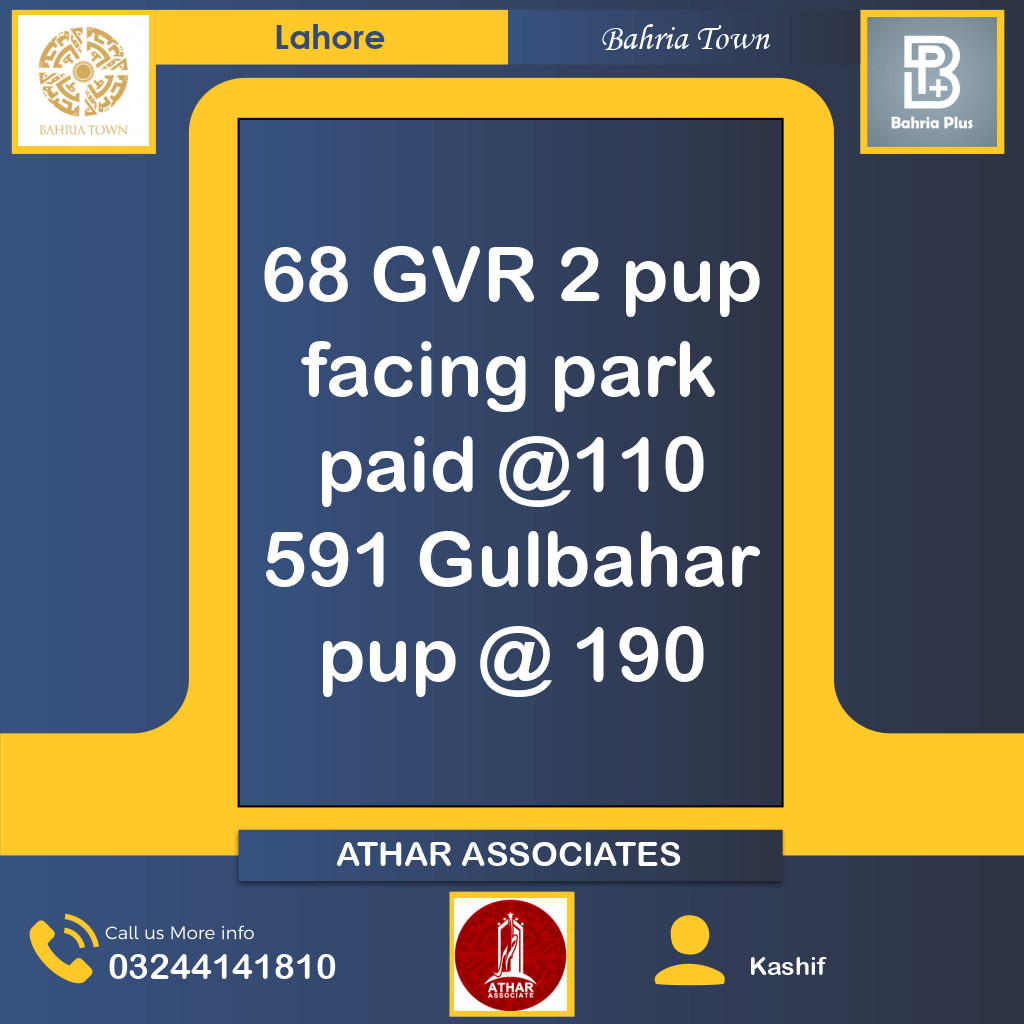 10 Marla Residential Plot for Sale in Bahria Town, Lahore - (BP-372371)
