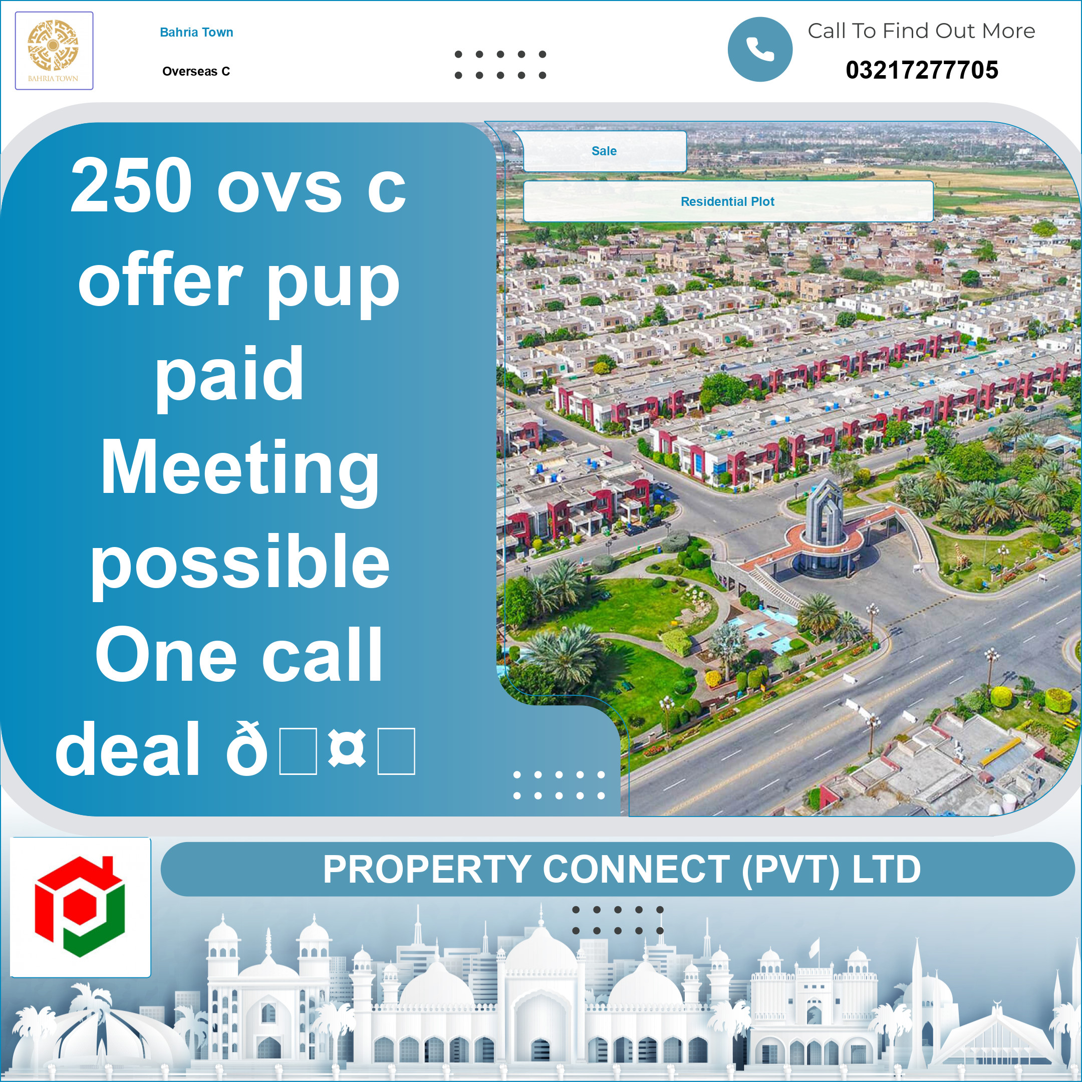 10 Marla Residential Plot for Sale in Overseas C -  Bahria Town, Lahore - (BP-372625)