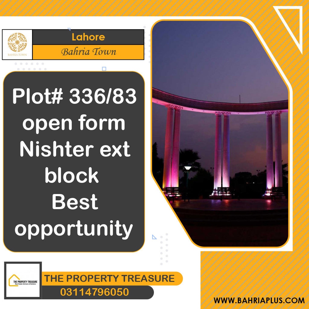 10 Marla Residential Plot for Sale in Bahria Town, Lahore - (BP-373048)