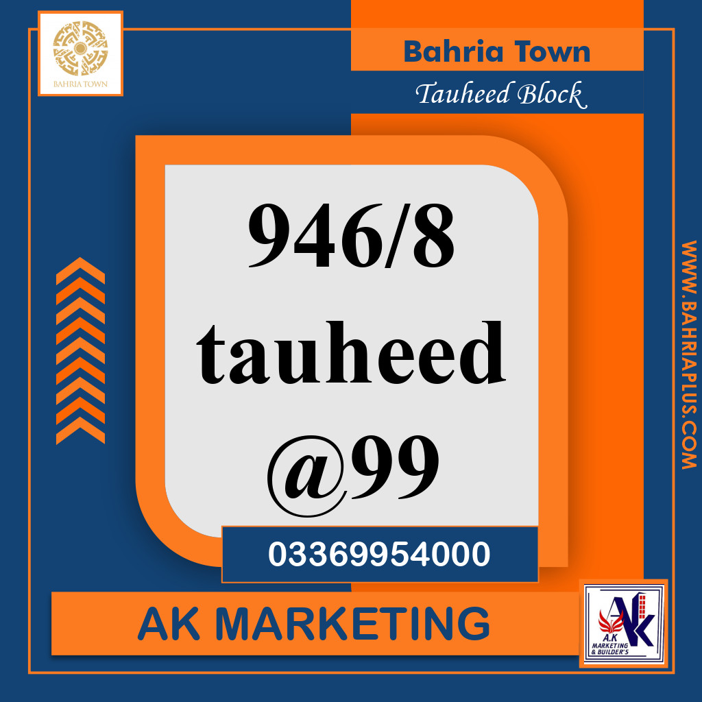 10 Marla Residential Plot for Sale in Sector F - Tauheed Block -  Bahria Town, Lahore - (BP-373239)