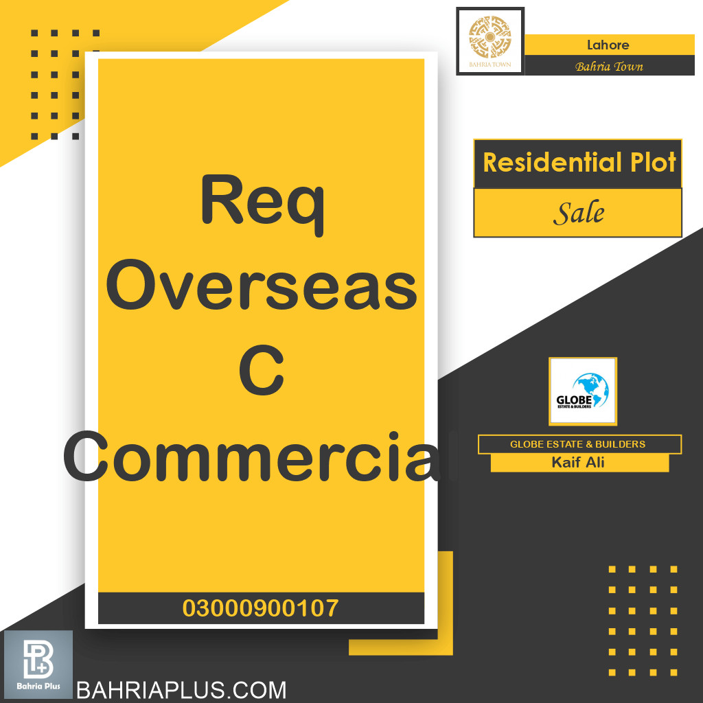 Residential Plot for Sale in Bahria Town, Lahore - (BP-373255)