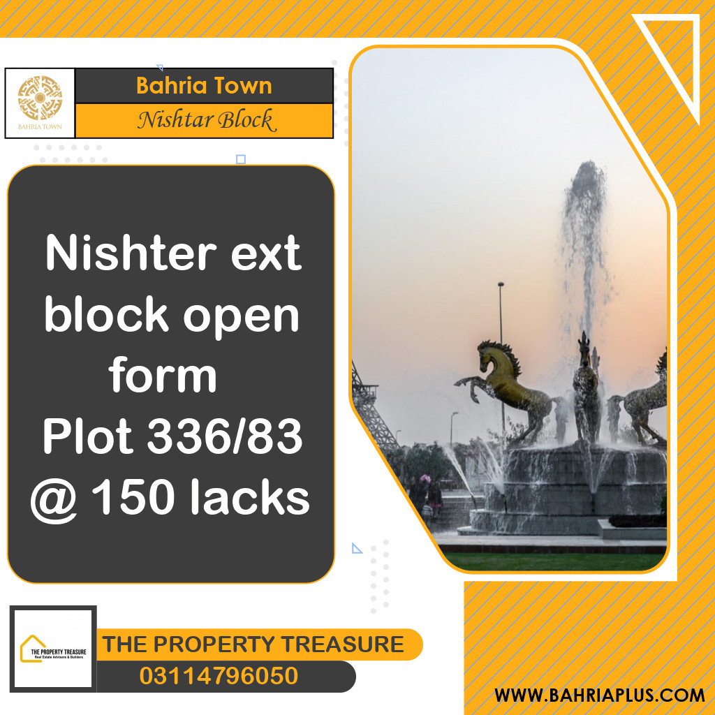 10 Marla Residential Plot for Sale in Sector E - Nishtar Block -  Bahria Town, Lahore - (BP-373280)