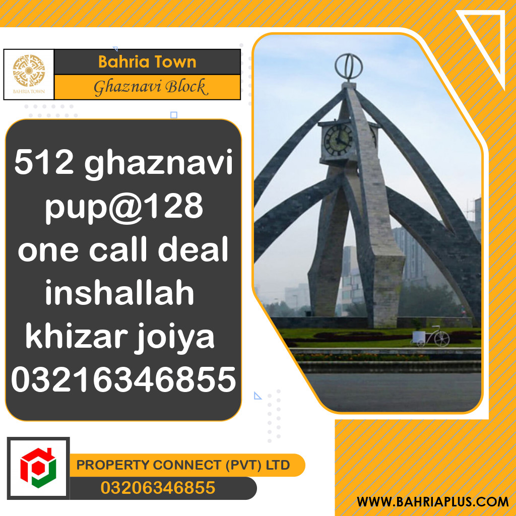 10 Marla Residential Plot for Sale in Sector F - Ghaznavi Block -  Bahria Town, Lahore - (BP-373479)