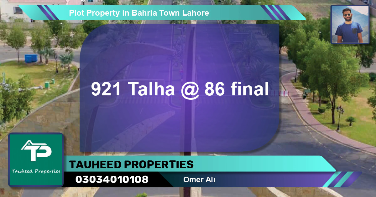 Residential Plot for Sale in Bahria Town, Lahore - (BP-37353)