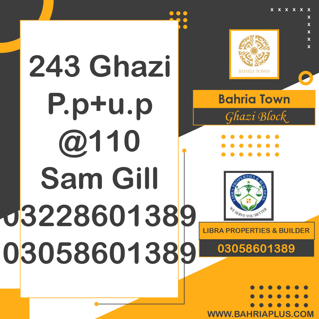10 Marla Residential Plot for Sale in Sector F - Ghazi Block -  Bahria Town, Lahore - (BP-373787)