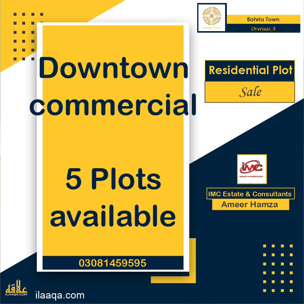 1 Kanal Residential Plot for Sale in Overseas A -  Bahria Town, Lahore - (BP-374225)