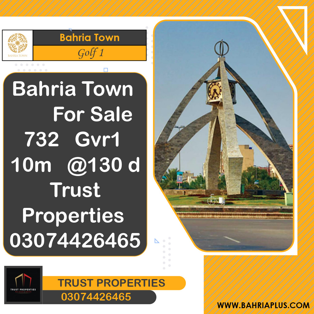 10 Marla Residential Plot for Sale in Golf Phase 1 -  Bahria Town, Lahore - (BP-374334)