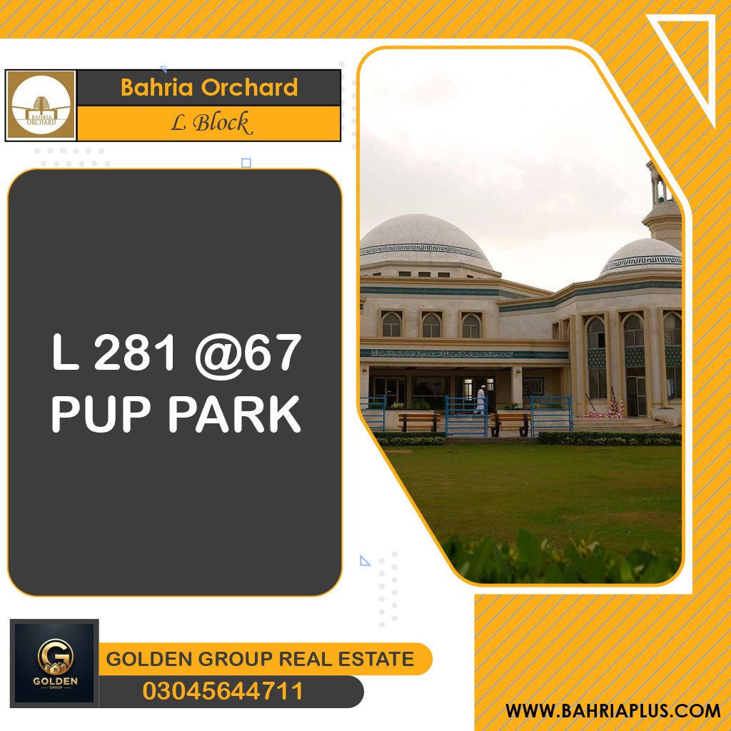5 Marla Residential Plot for Sale in Phase 2 - L Block -  Bahria Orchard, Lahore - (BP-374466)