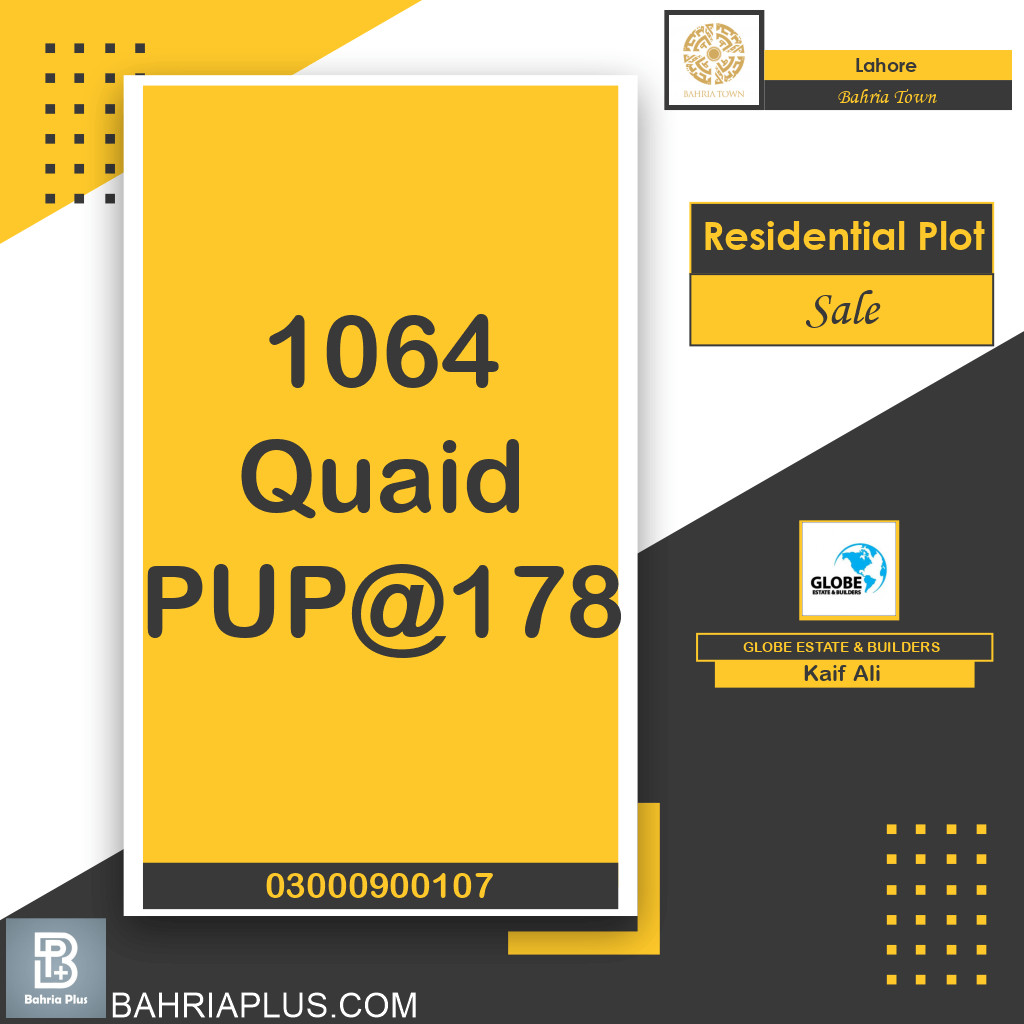 Residential Plot for Sale in Bahria Town, Lahore - (BP-374678)