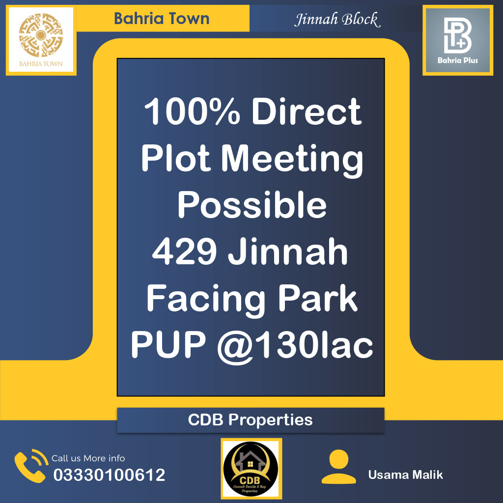 5 Marla Residential Plot for Sale in Sector E - Jinnah Block -  Bahria Town, Lahore - (BP-375210)