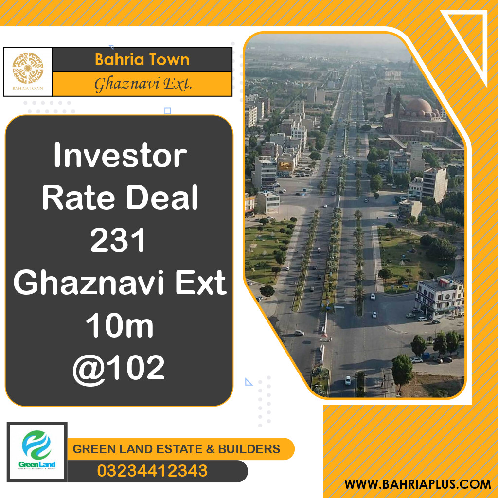 10 Marla Residential Plot for Sale in Sector F - Ghaznavi Ext. Block -  Bahria Town, Lahore - (BP-375461)