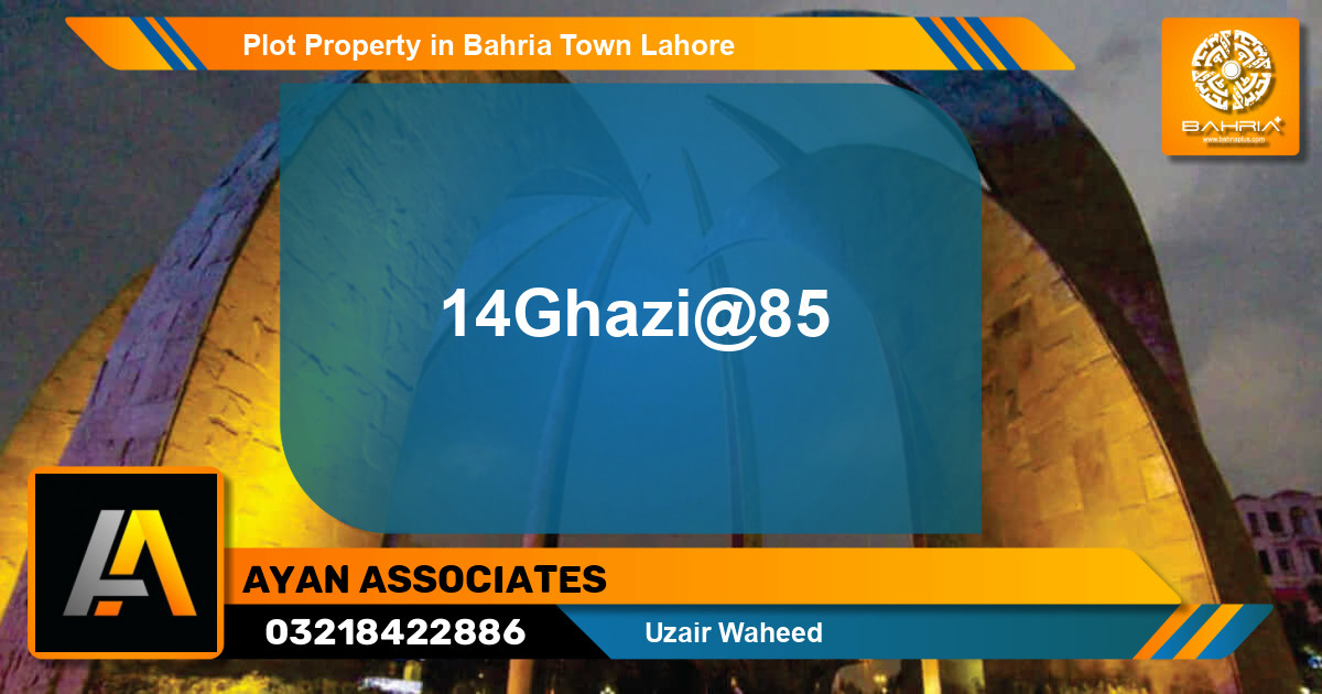 Residential Plot for Sale in Bahria Town, Lahore - (BP-38080)
