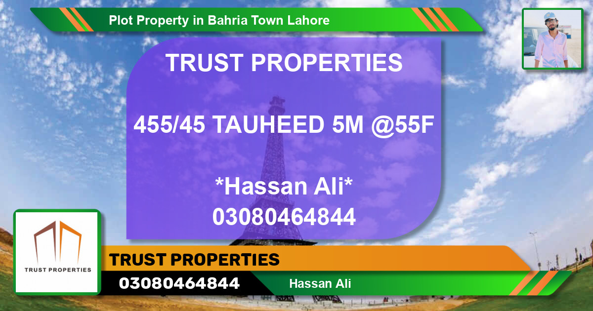 Residential Plot for Sale in Bahria Town, Lahore - (BP-38413)