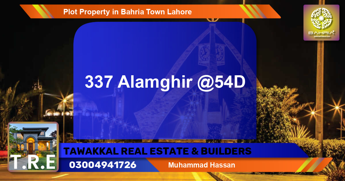 Residential Plot for Sale in Bahria Town, Lahore - (BP-38431)
