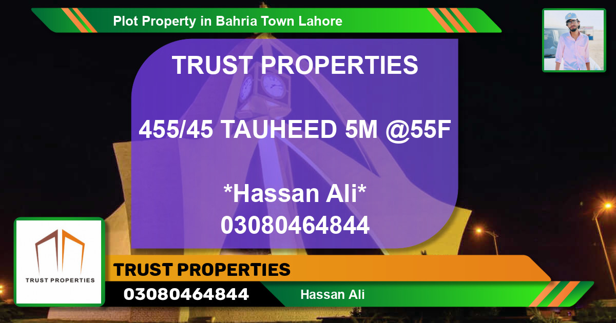 Residential Plot for Sale in Bahria Town, Lahore - (BP-38446)