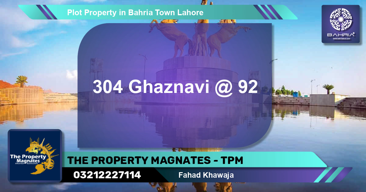 Residential Plot for Sale in Bahria Town, Lahore - (BP-38449)