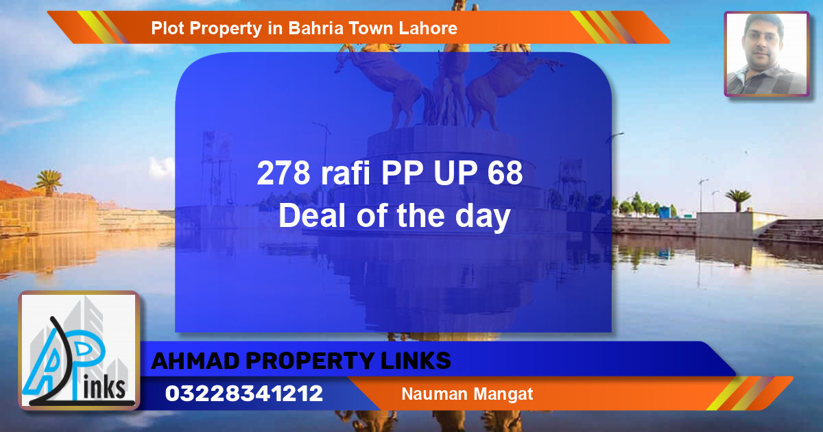 Residential Plot for Sale in Bahria Town, Lahore - (BP-38466)