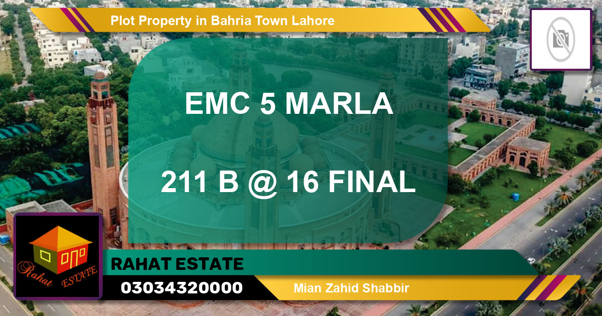 Residential Plot for Sale in Bahria Town, Lahore - (BP-38477)