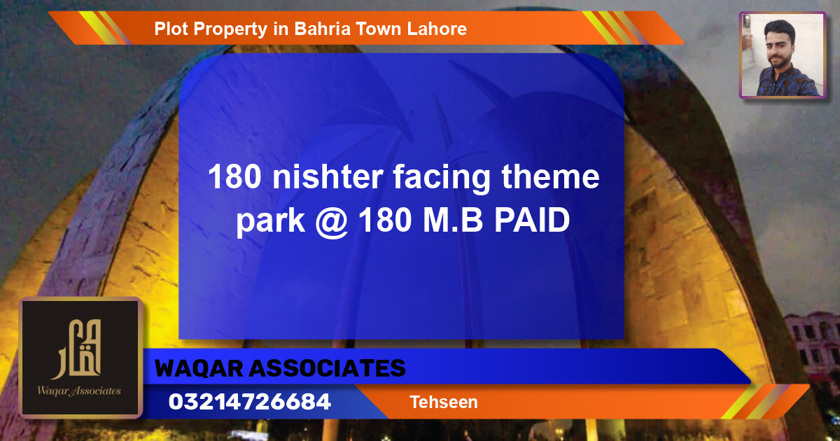 Residential Plot for Sale in Bahria Town, Lahore - (BP-38493)