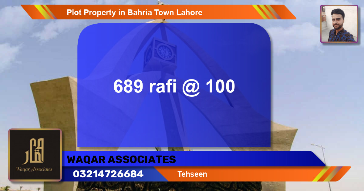 Residential Plot for Sale in Bahria Town, Lahore - (BP-38509)