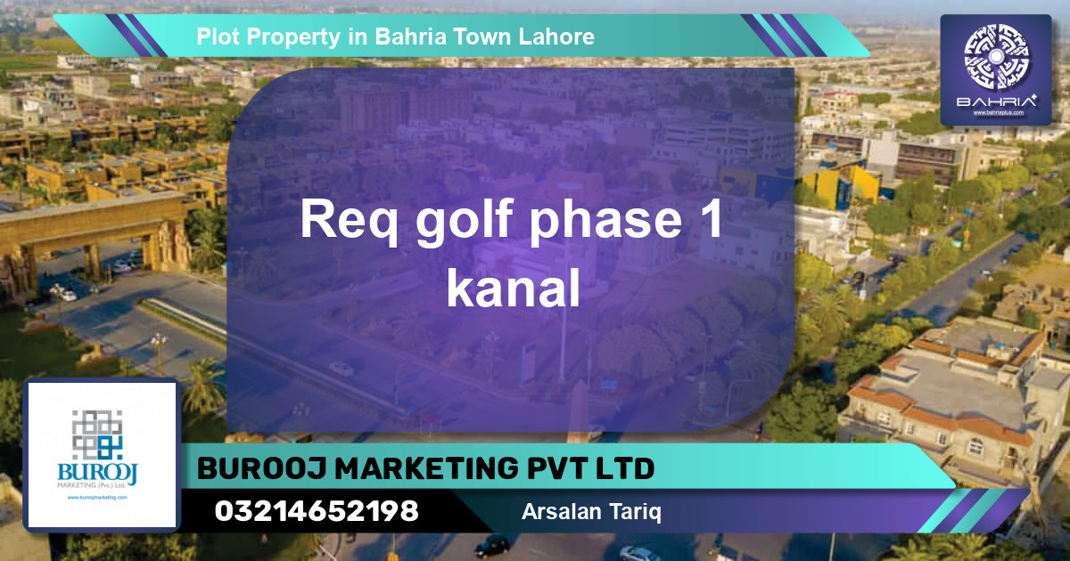 Residential Plot for Sale in Bahria Town, Lahore - (BP-38517)