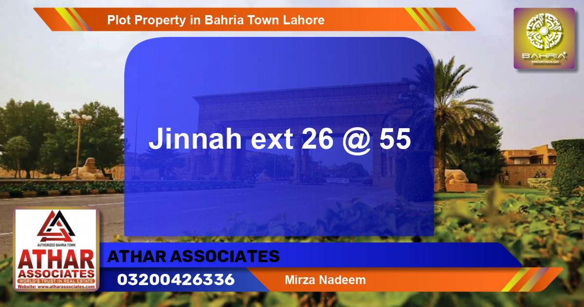 Residential Plot for Sale in Bahria Town, Lahore - (BP-38563)