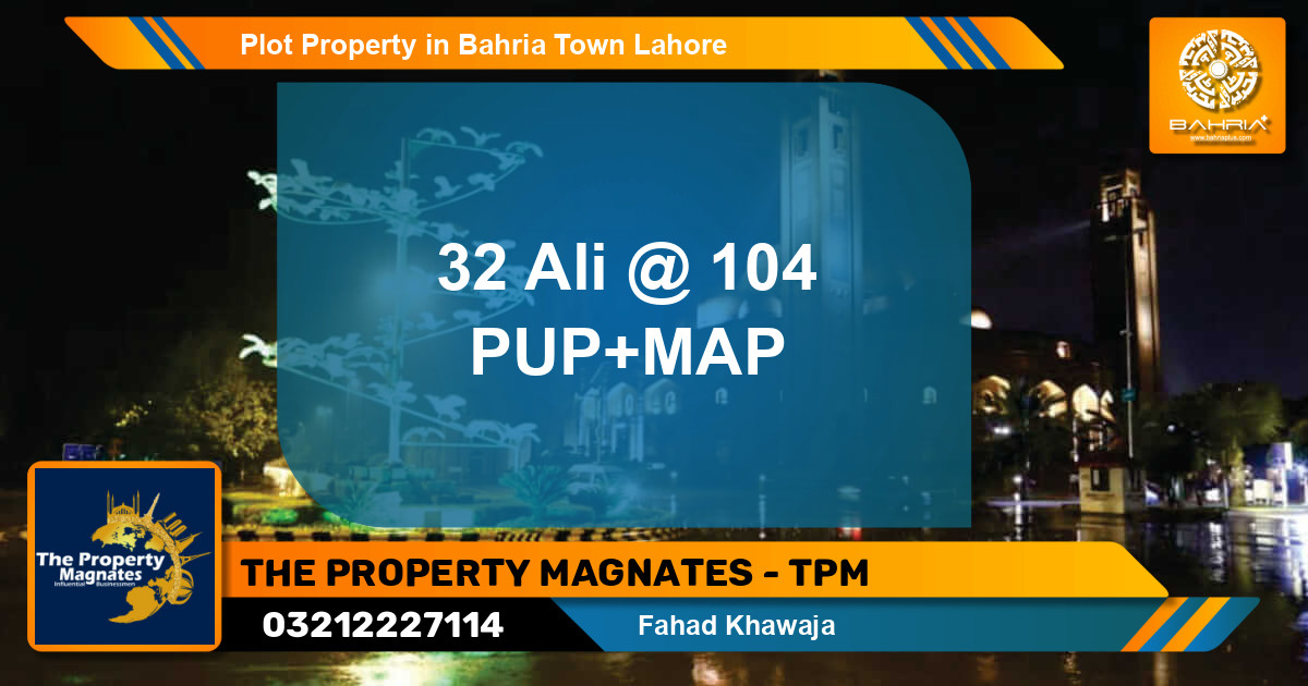 Residential Plot for Sale in Bahria Town, Lahore - (BP-38581)