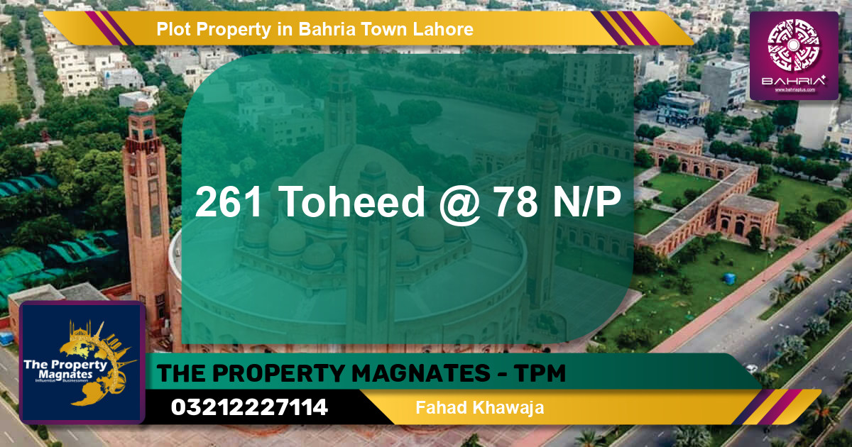 Residential Plot for Sale in Bahria Town, Lahore - (BP-38582)