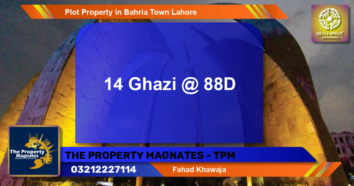 Residential Plot for Sale in Bahria Town, Lahore - (BP-38583)