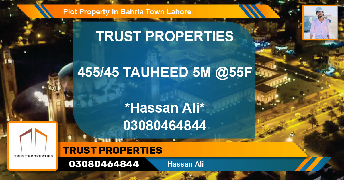 Residential Plot for Sale in Bahria Town, Lahore - (BP-38595)