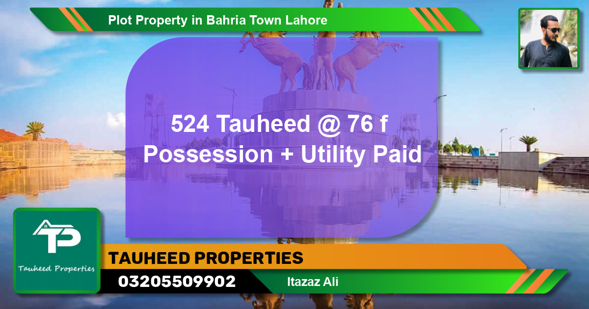 Residential Plot for Sale in Bahria Town, Lahore - (BP-38638)