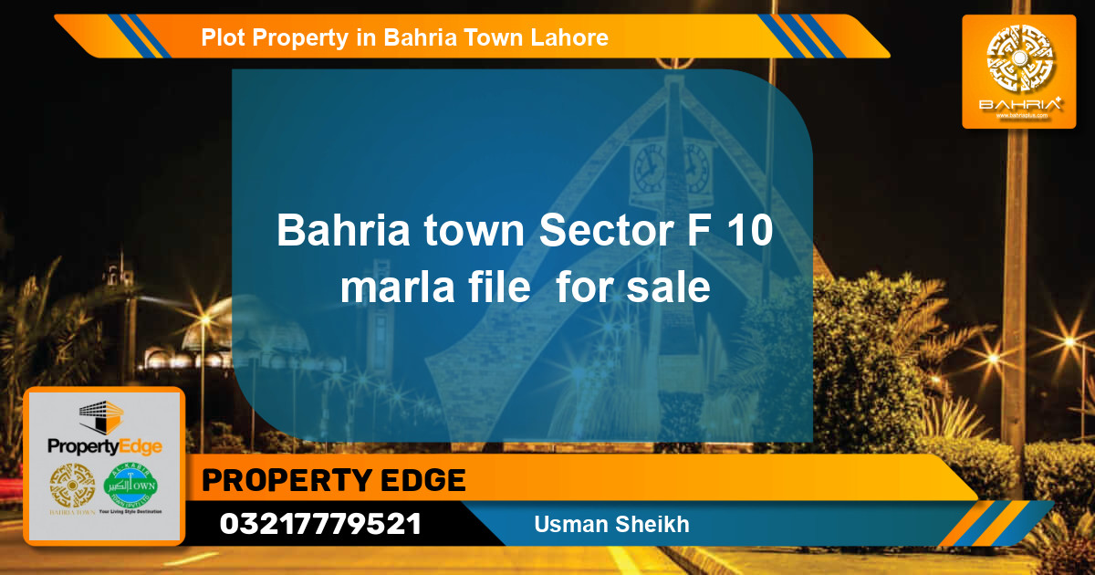 Residential Plot for Sale in Bahria Town, Lahore - (BP-38651)