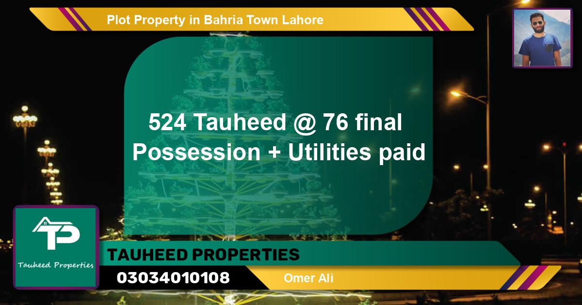 Residential Plot for Sale in Bahria Town, Lahore - (BP-38689)
