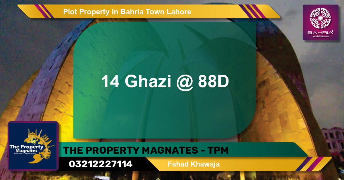 Residential Plot for Sale in Bahria Town, Lahore - (BP-38712)