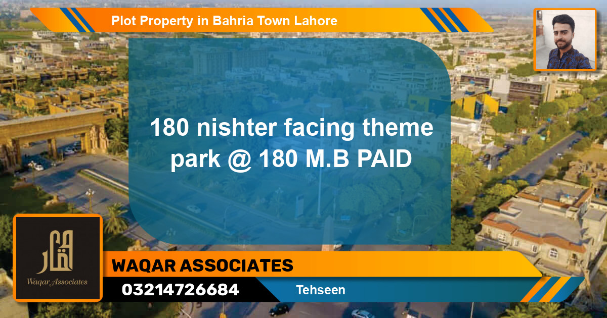 Residential Plot for Sale in Bahria Town, Lahore - (BP-38729)