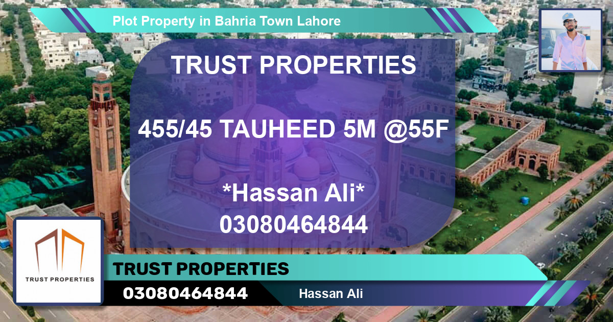 Residential Plot for Sale in Bahria Town, Lahore - (BP-38771)
