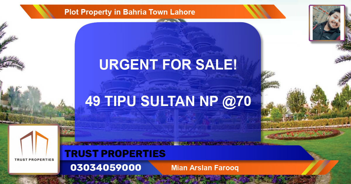 Residential Plot for Sale in Bahria Town, Lahore - (BP-38875)