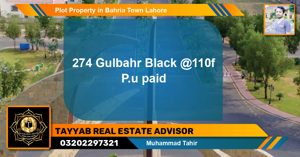 Residential Plot for Sale in Bahria Town, Lahore - (BP-38918)