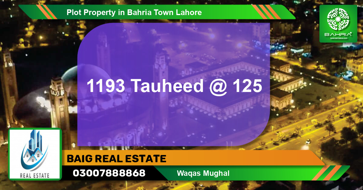 Residential Plot for Sale in Bahria Town, Lahore - (BP-39125)