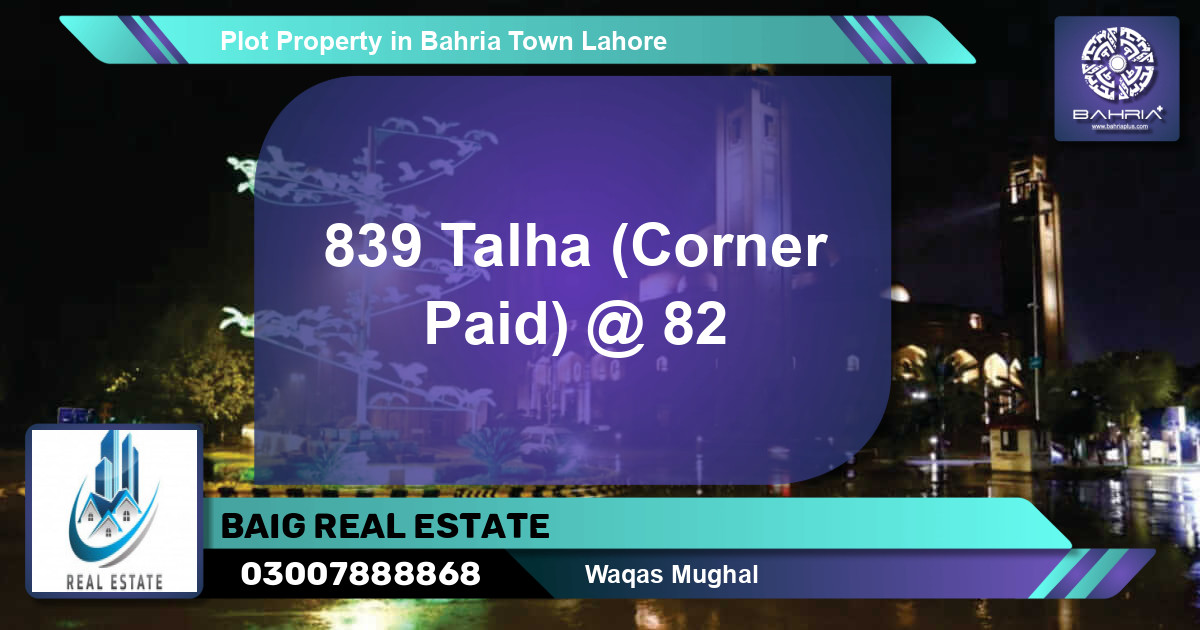 Residential Plot for Sale in Bahria Town, Lahore - (BP-39132)