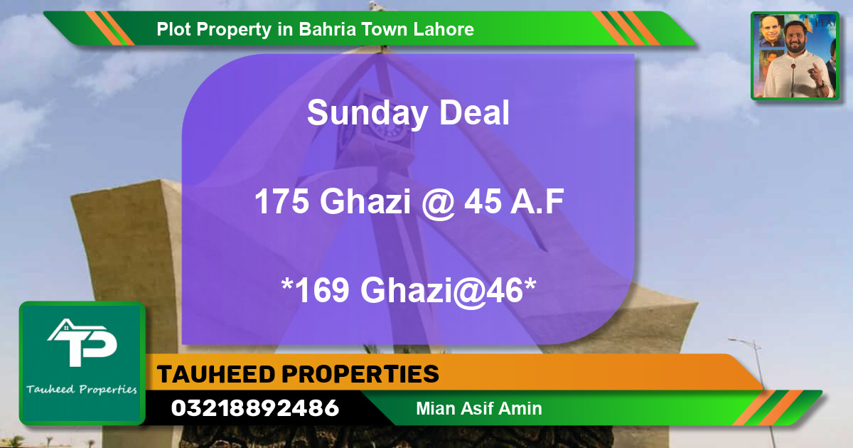 Residential Plot for Sale in Bahria Town, Lahore - (BP-39218)