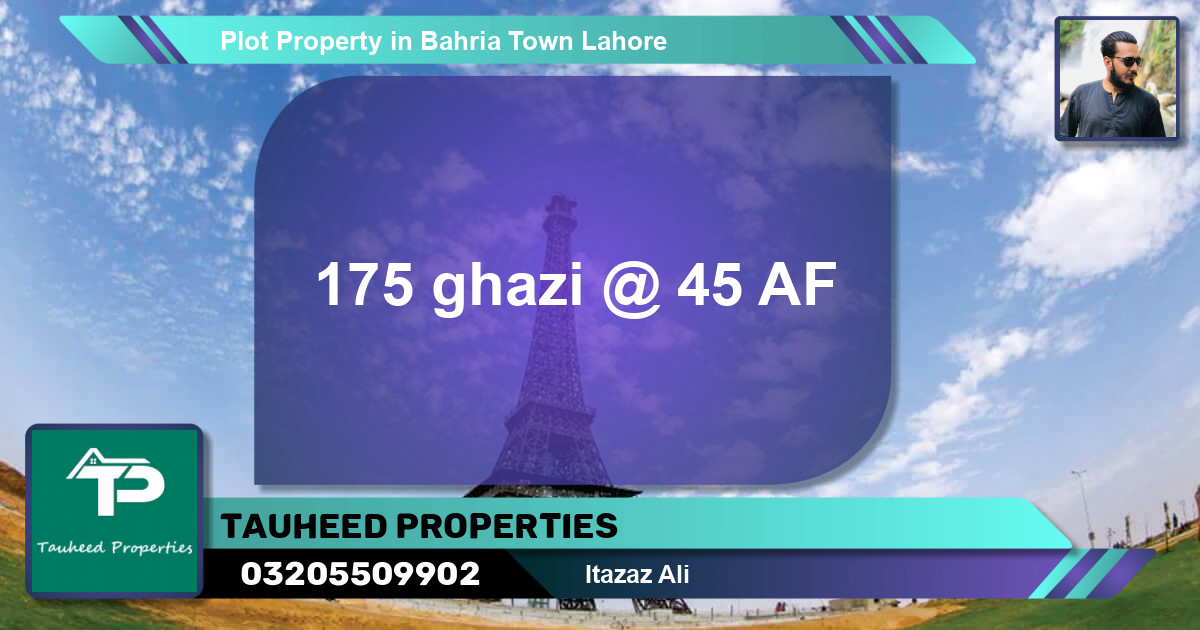 Residential Plot for Sale in Bahria Town, Lahore - (BP-39231)