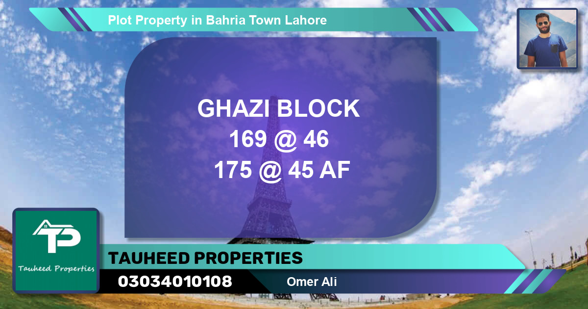 Residential Plot for Sale in Bahria Town, Lahore - (BP-39345)